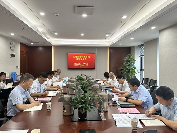 安徽龙8头号玩家地产集团召开学习贯彻习近平新时代中国特色社会主义思想主题教育调查研究成果交流会
